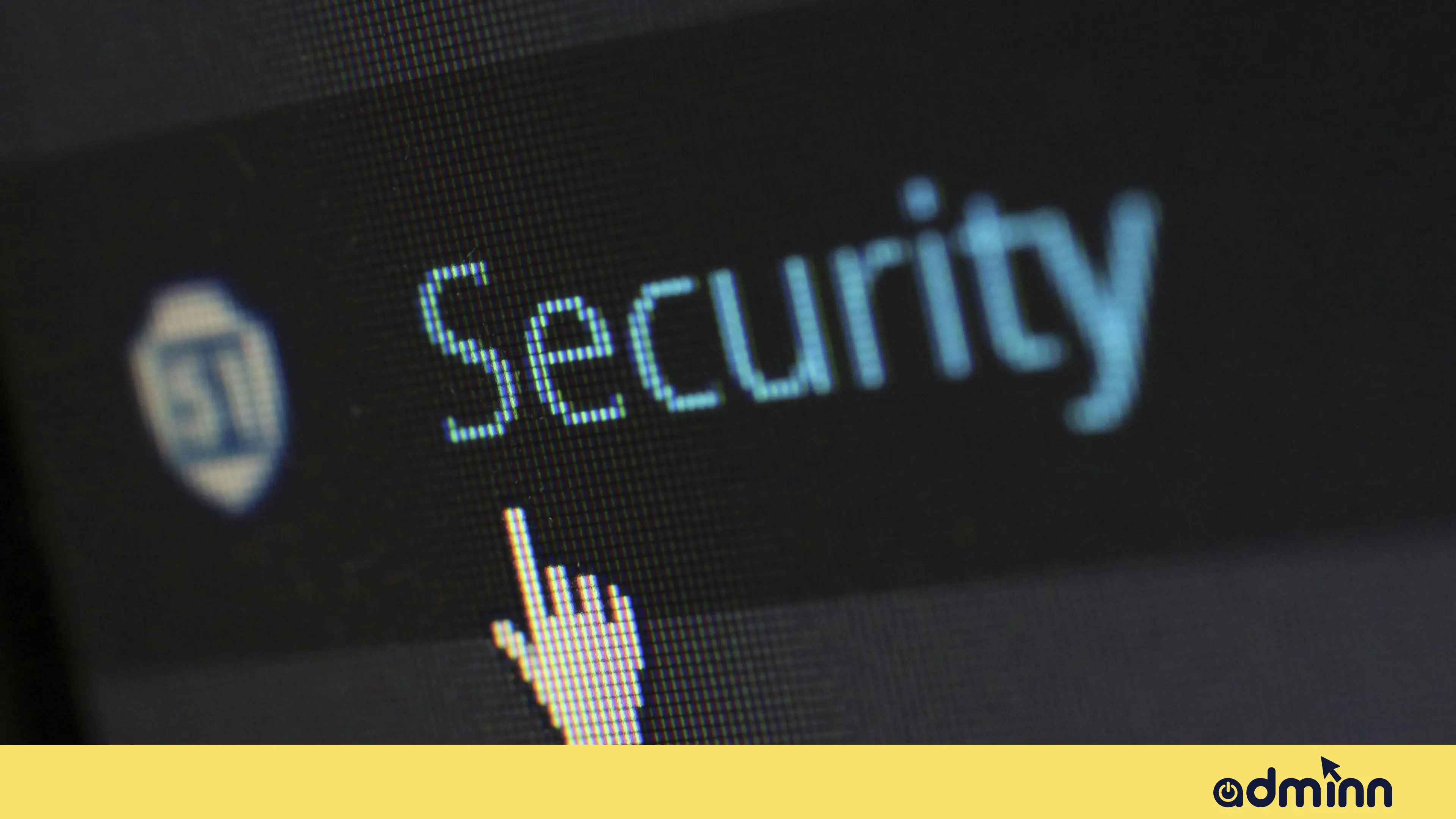 cursor pointing to security